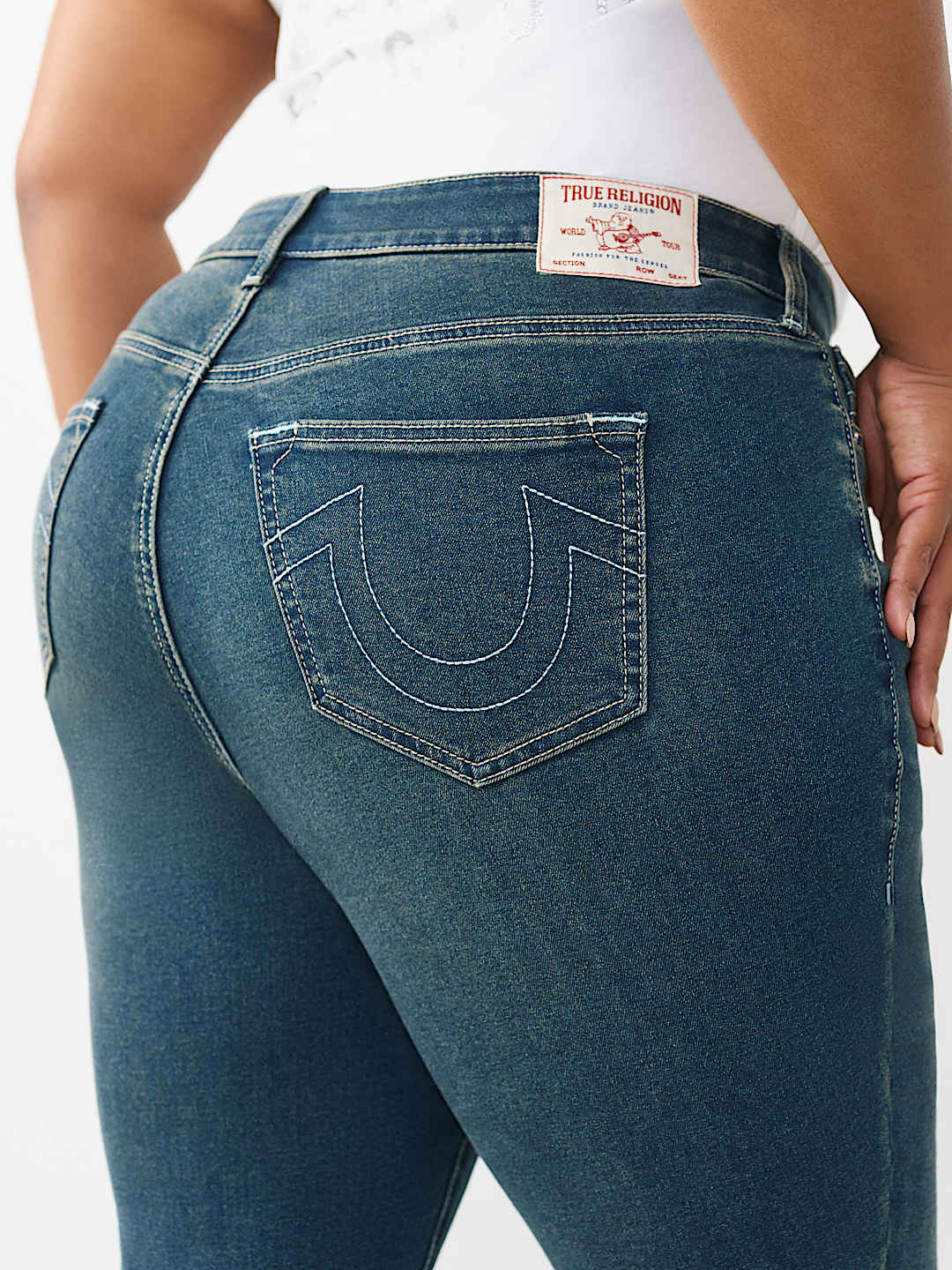 PLUS JENNIE MID RISE CURVY SKINNY JEAN, image 6