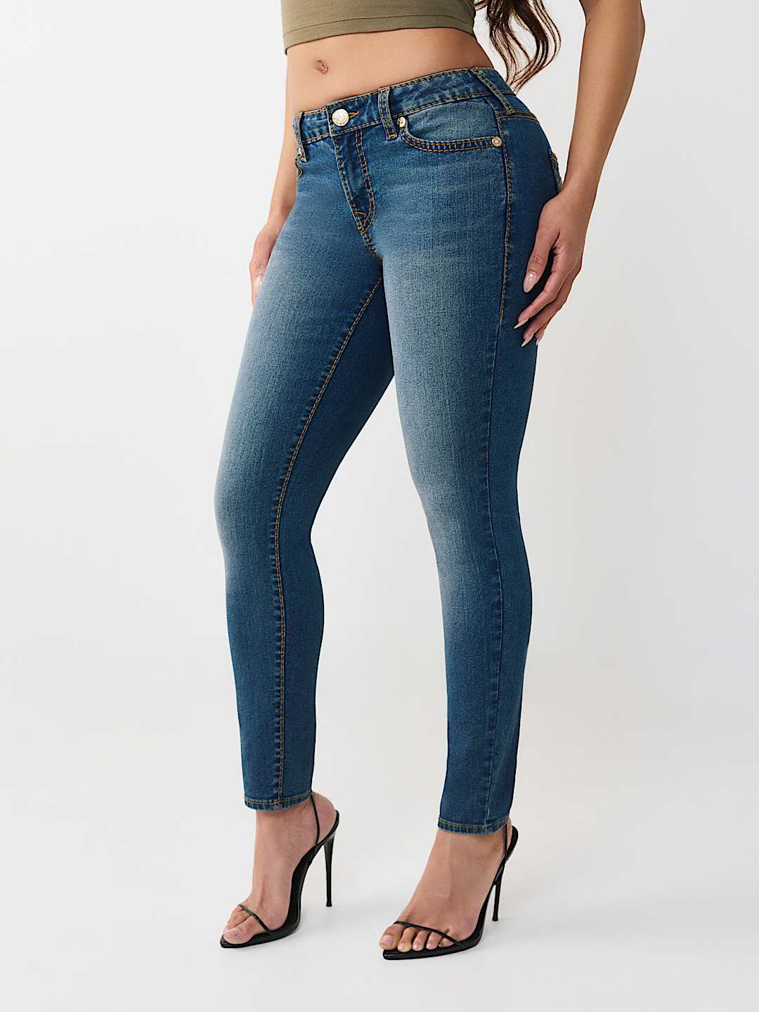 JENNIE MID RISE BIG T CURVY SKINNY JEAN, image 4