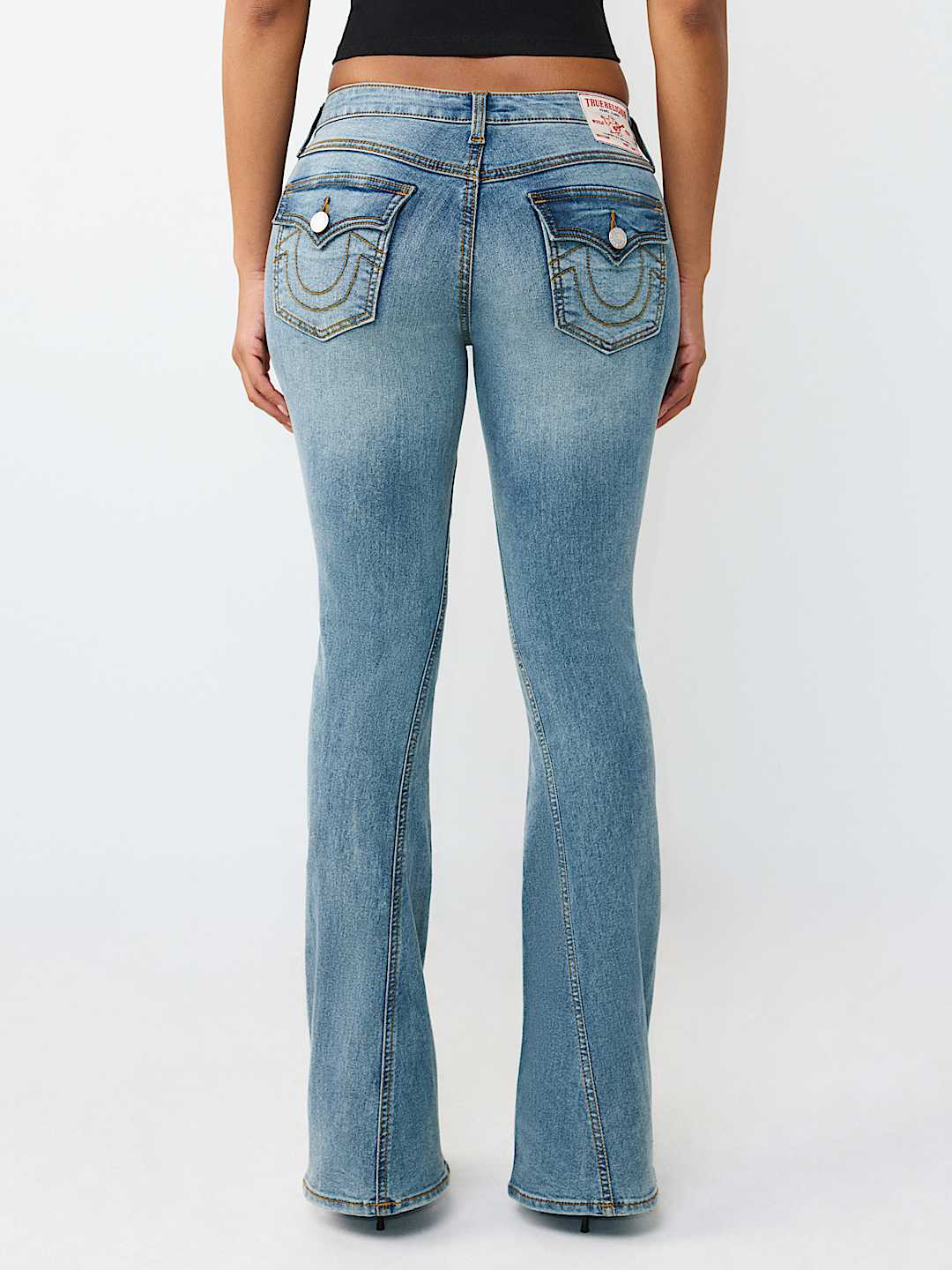JOEY MID RISE FLAP FLARE JEAN, image 4