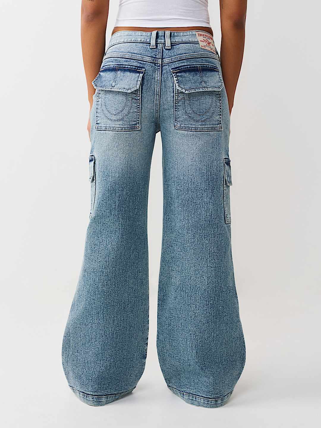 BOBBI MID RISE BAGGY CARGO JEAN, image 4
