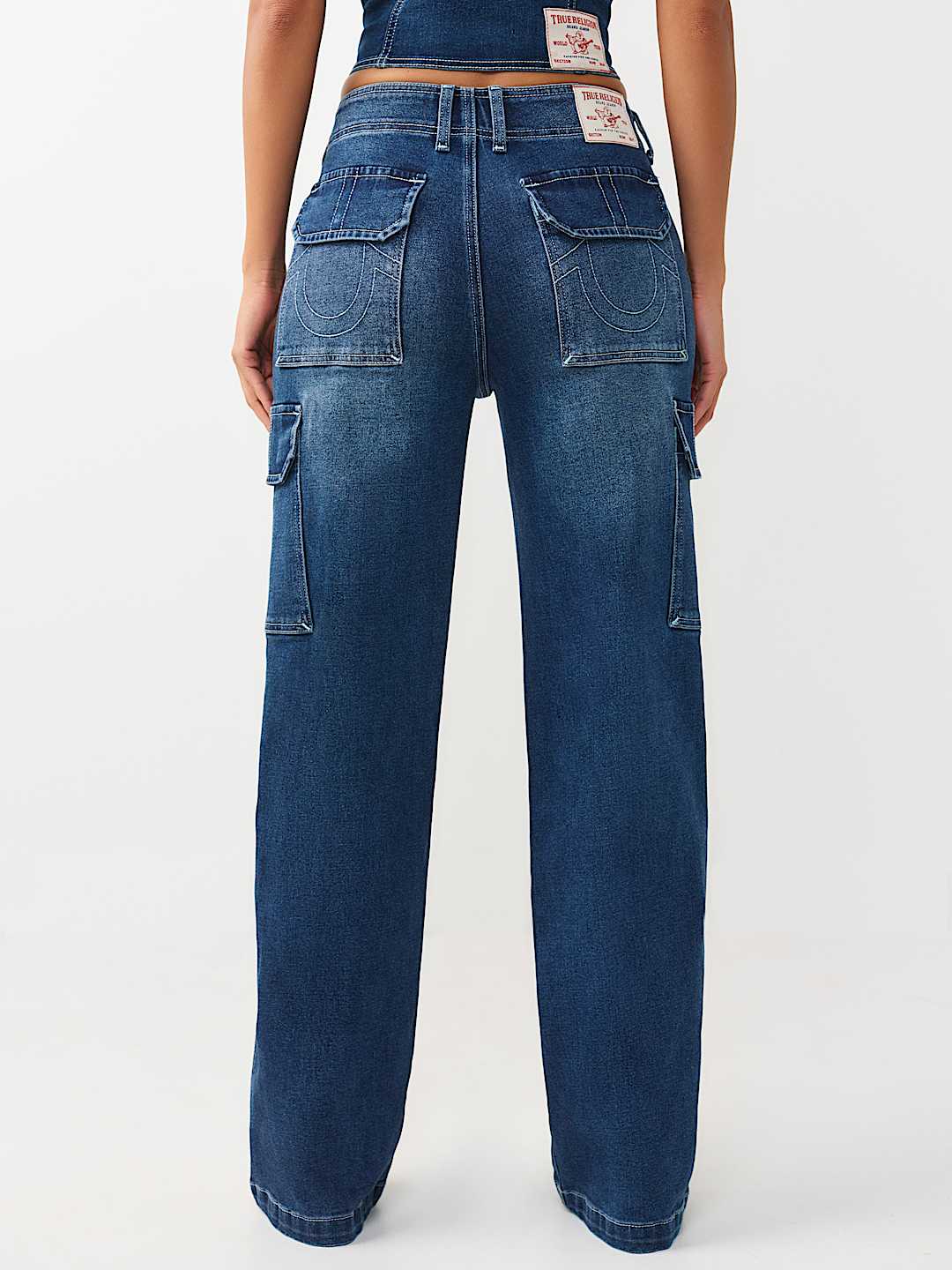 DENIM CARGO STRAIGHT PANT, image 6