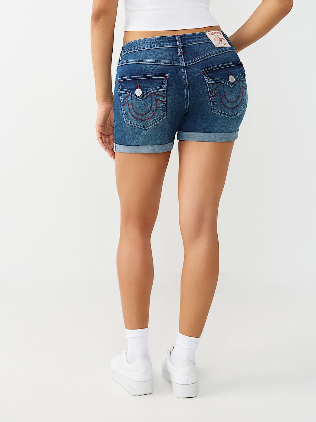 SHORTS JAYDE DE TIRO MEDIO CON SOLAPA, image 5