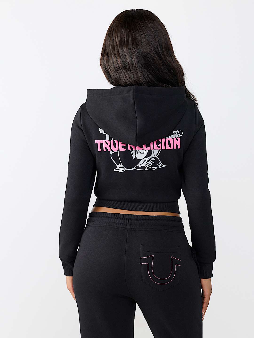 BUDDHA SHRUNKEN ZIP HOODIE
