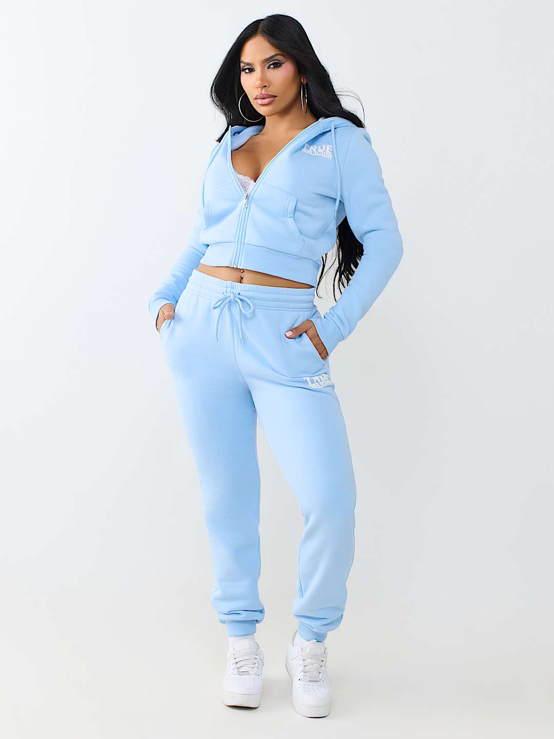 BUDDHA SHRUNKEN ZIP HOODIE