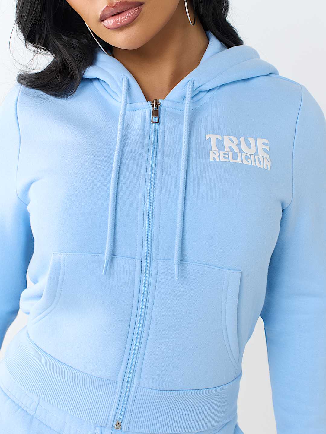 BUDDHA SHRUNKEN ZIP HOODIE