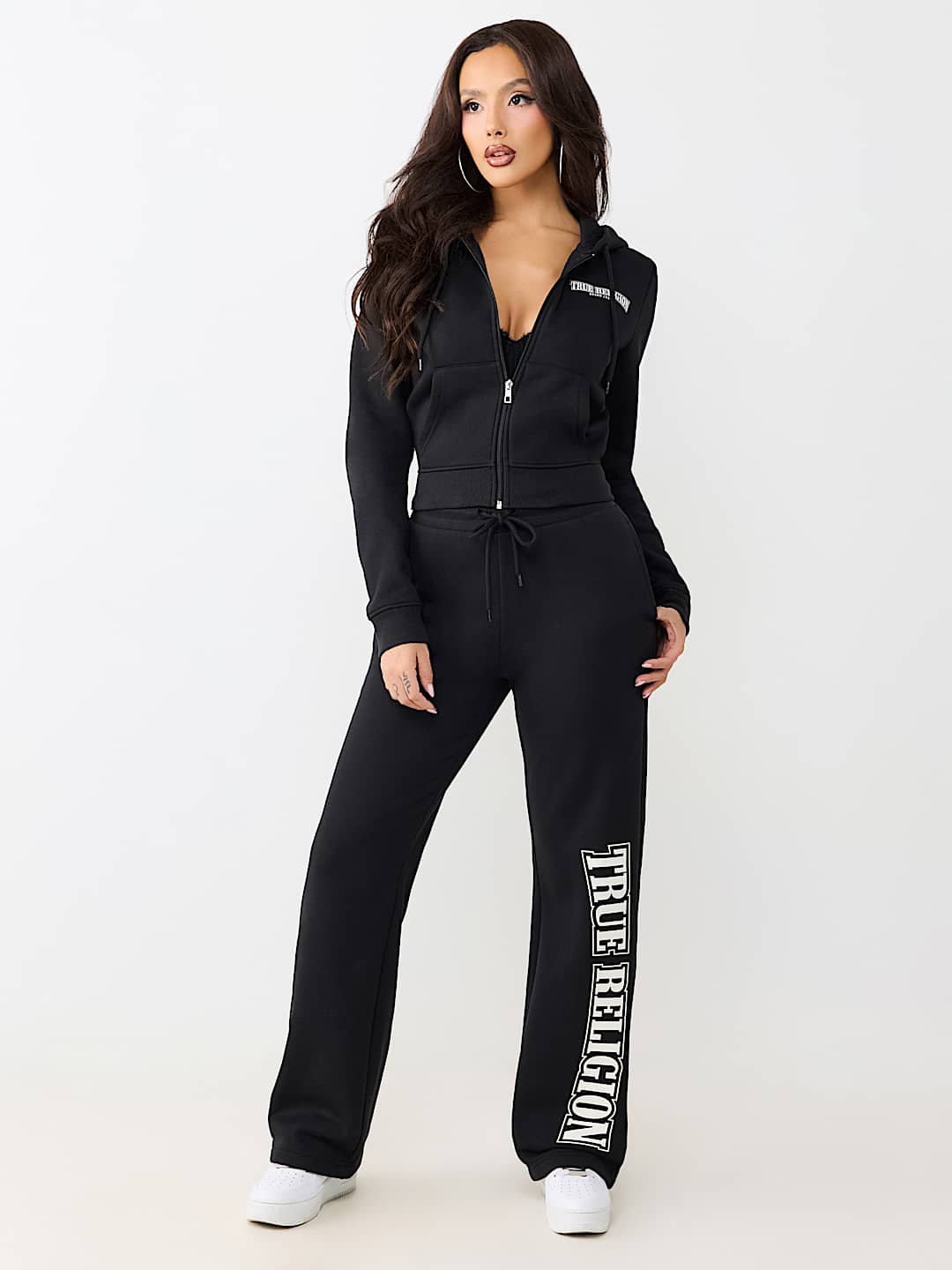 TIGER SHRUNKEN ZIP HOODIE