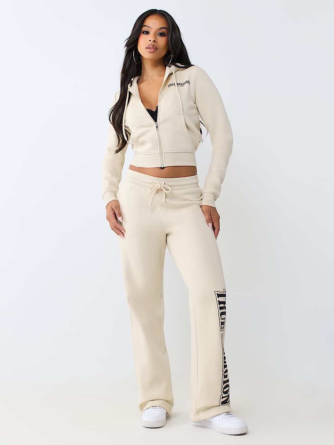TIGER SHRUNKEN ZIP HOODIE