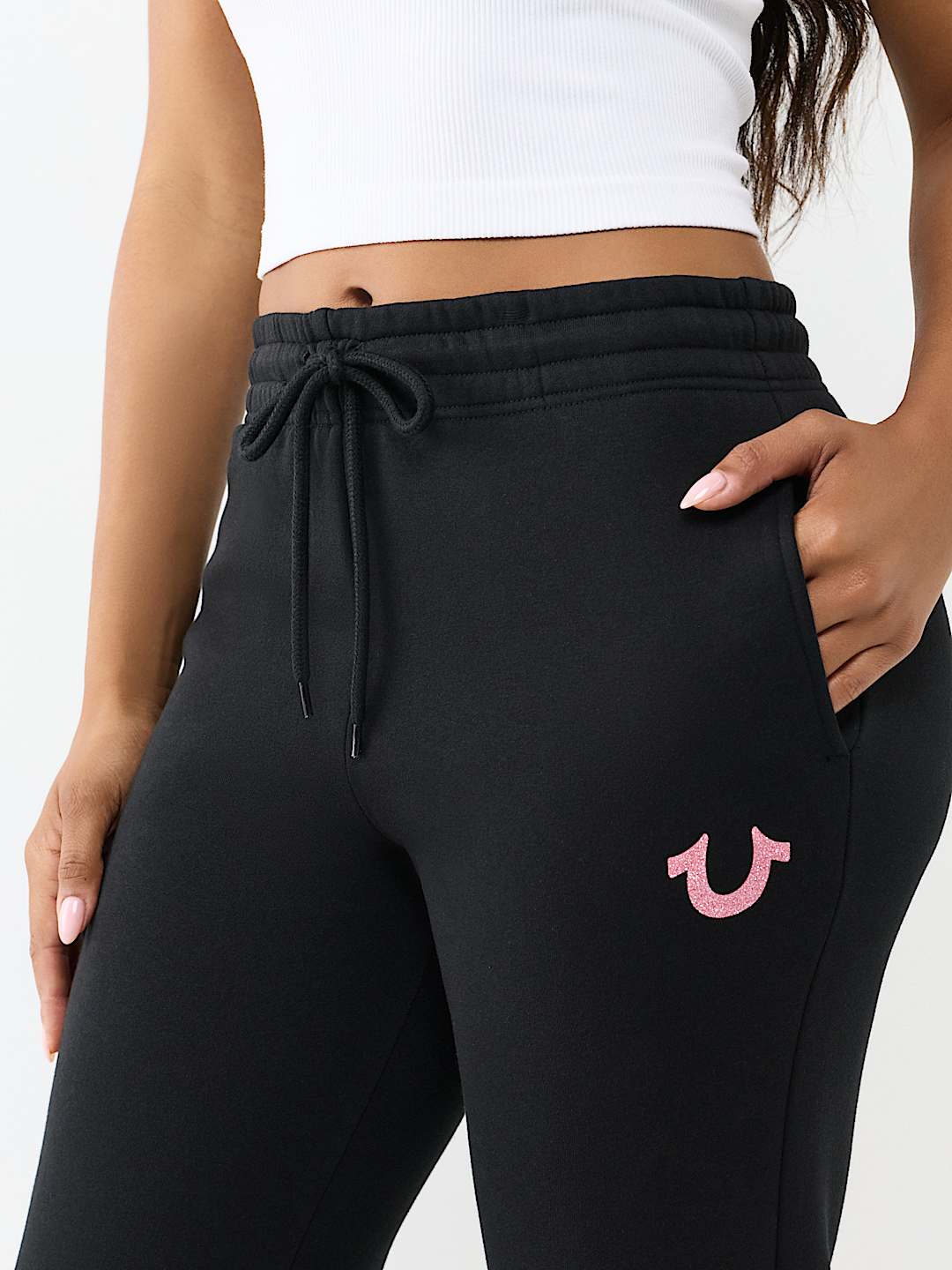 HORSESHOE GLITTER LOUNGE JOGGER, image 4