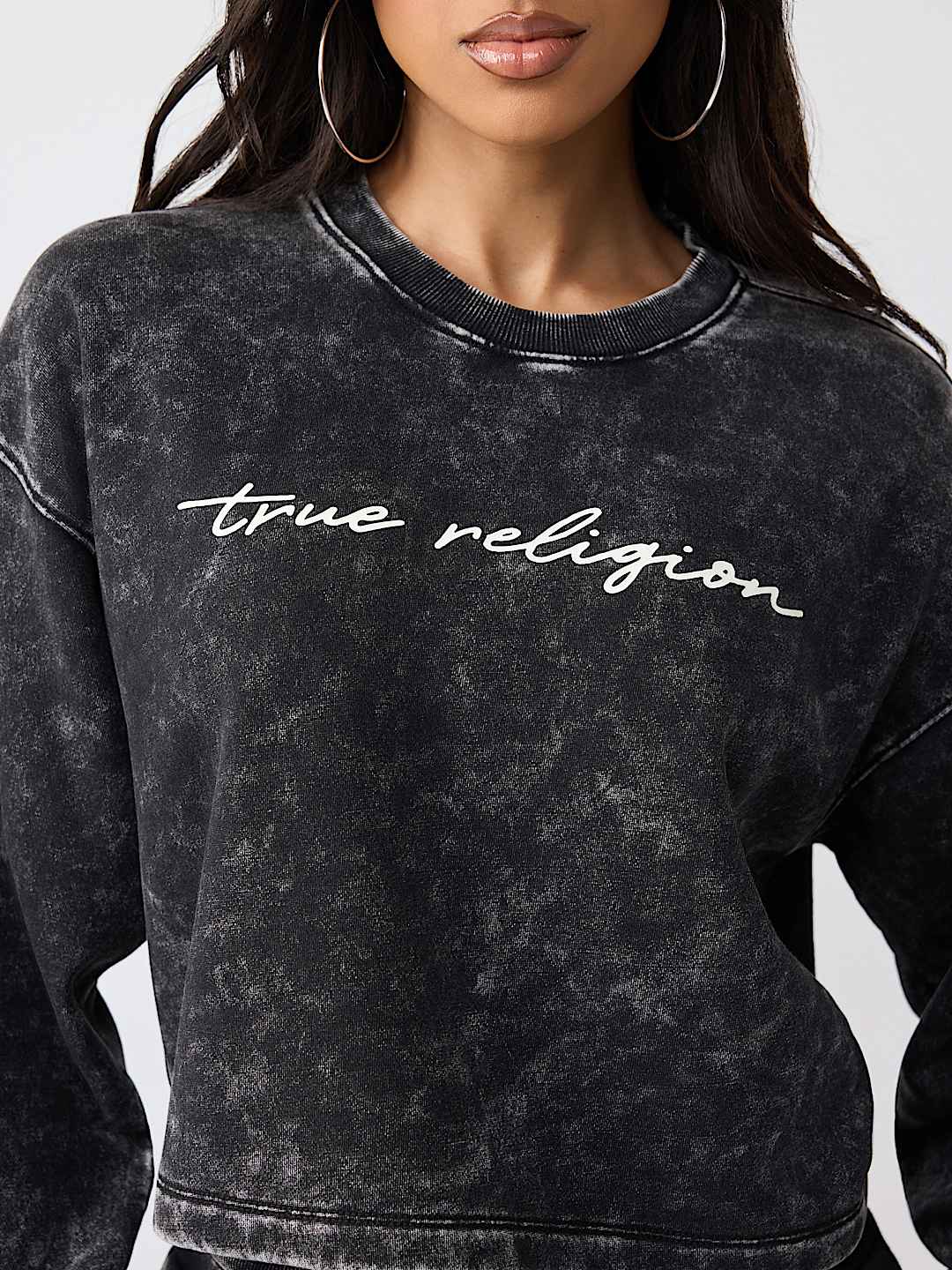 WASHED CREWNECK PULLOVER, image 1