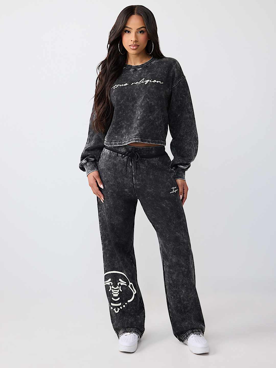 WASHED STRAIGHT LEG SWEATPANT, image 2