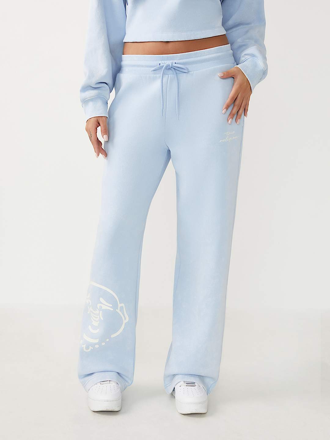 WASHED STRAIGHT LEG SWEATPANT, image 1