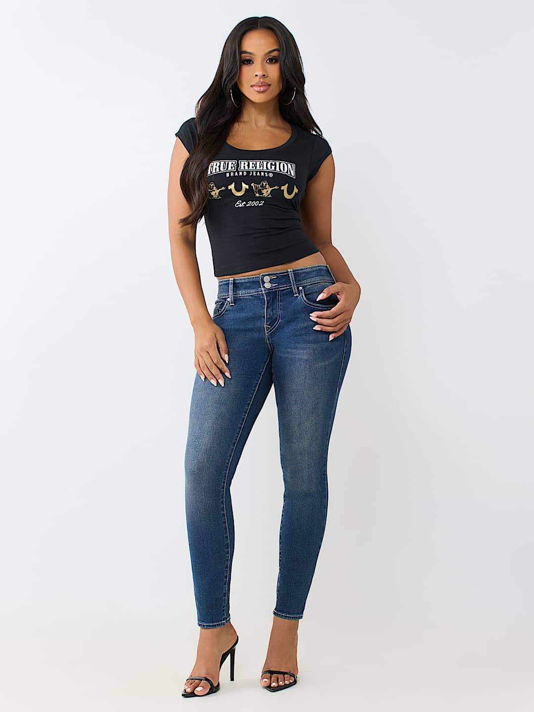 SCOOP NECK BABY TEE