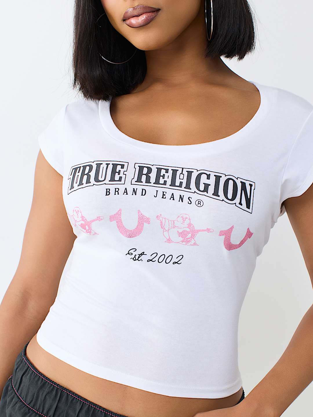 SCOOP NECK BABY TEE