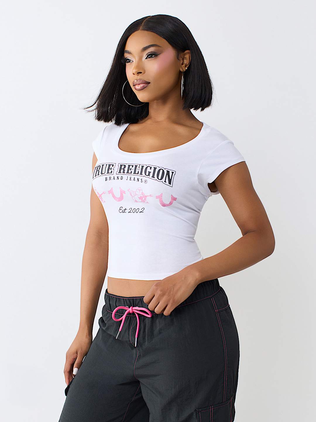 SCOOP NECK BABY TEE