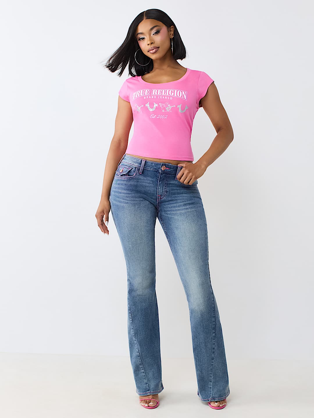 SCOOP NECK BABY TEE
