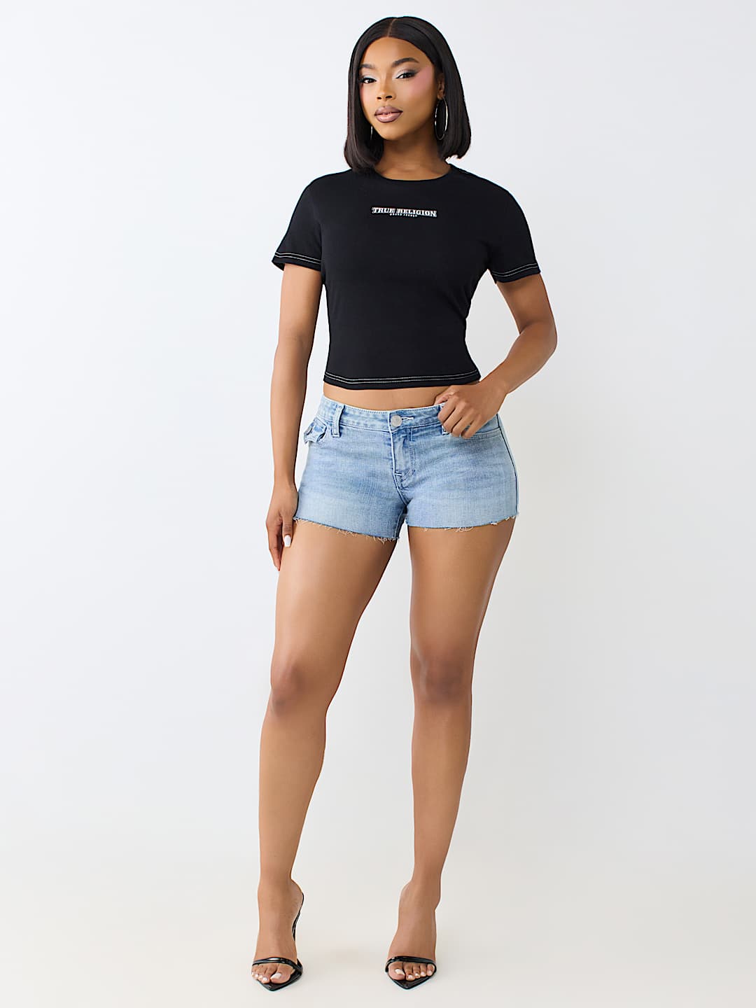CRYSTAL TIGER RELAXED SHRUNKEN TEE