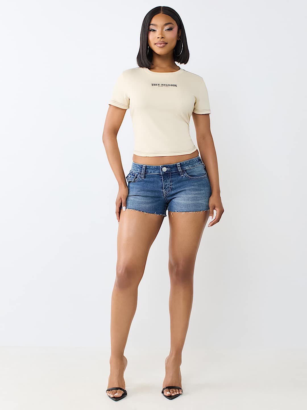 CRYSTAL TIGER RELAXED SHRUNKEN TEE