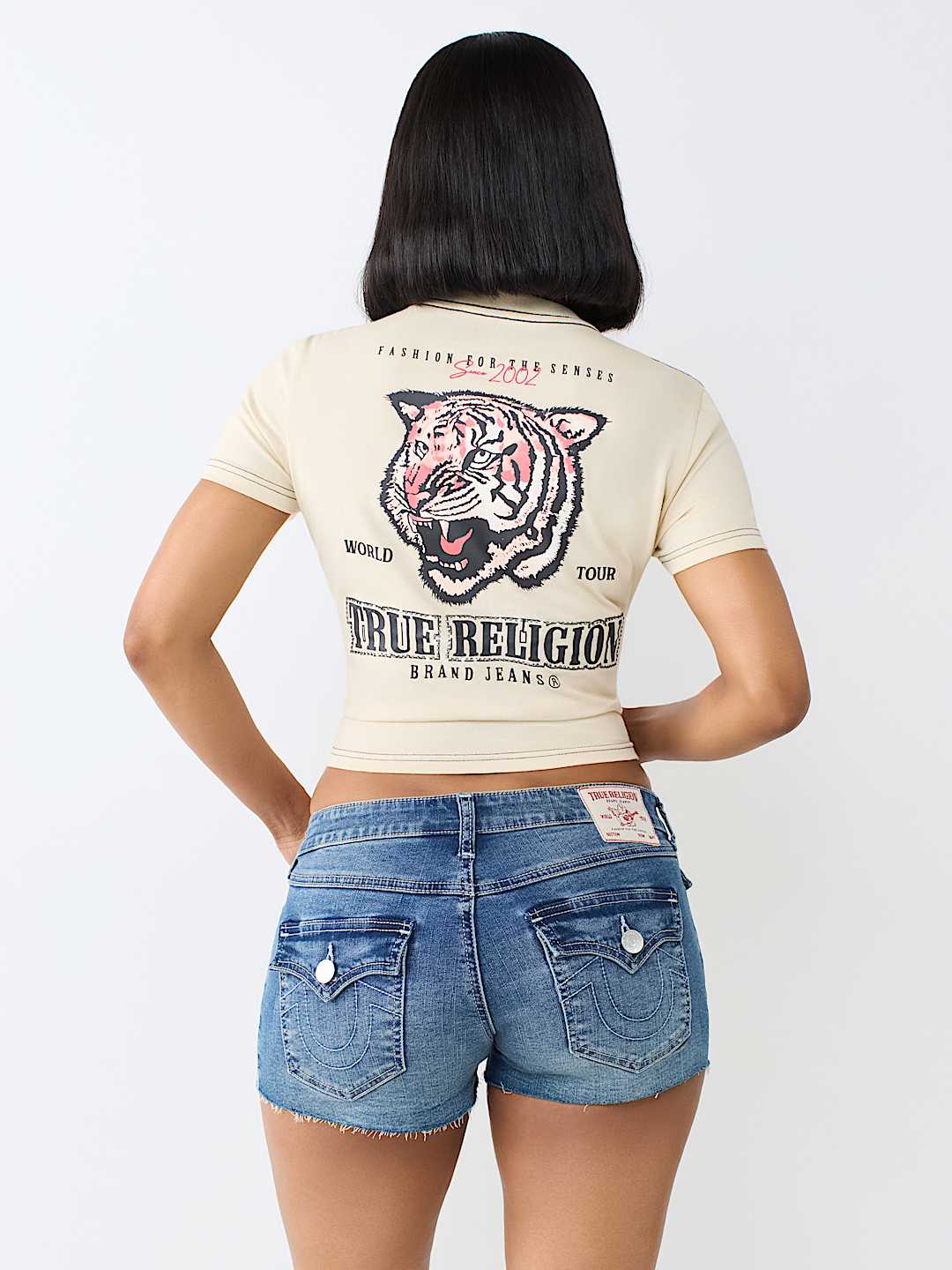 CRYSTAL TIGER RELAXED SHRUNKEN TEE