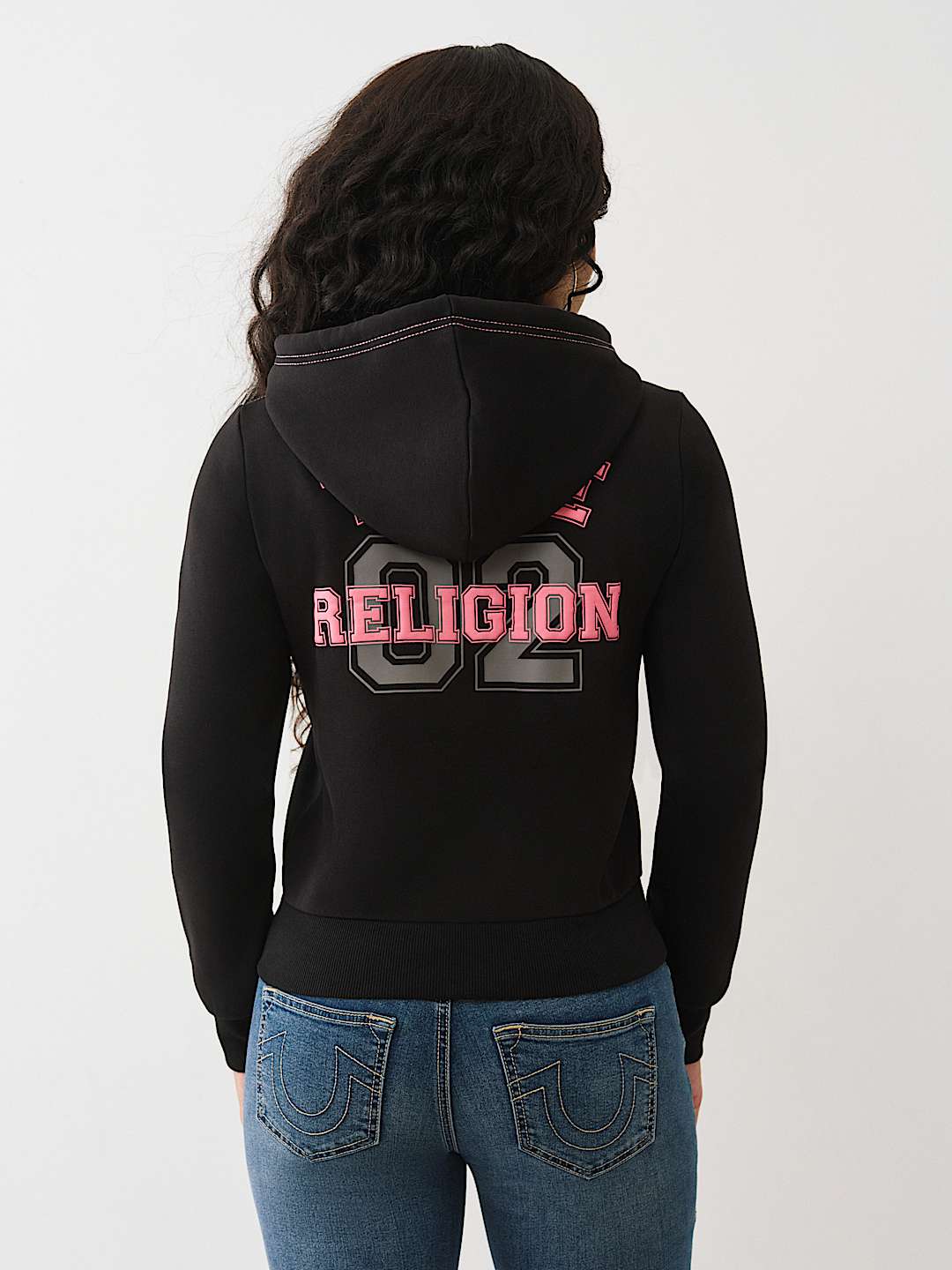 CONTRAST STITCH ZIP HOODIE, image 6