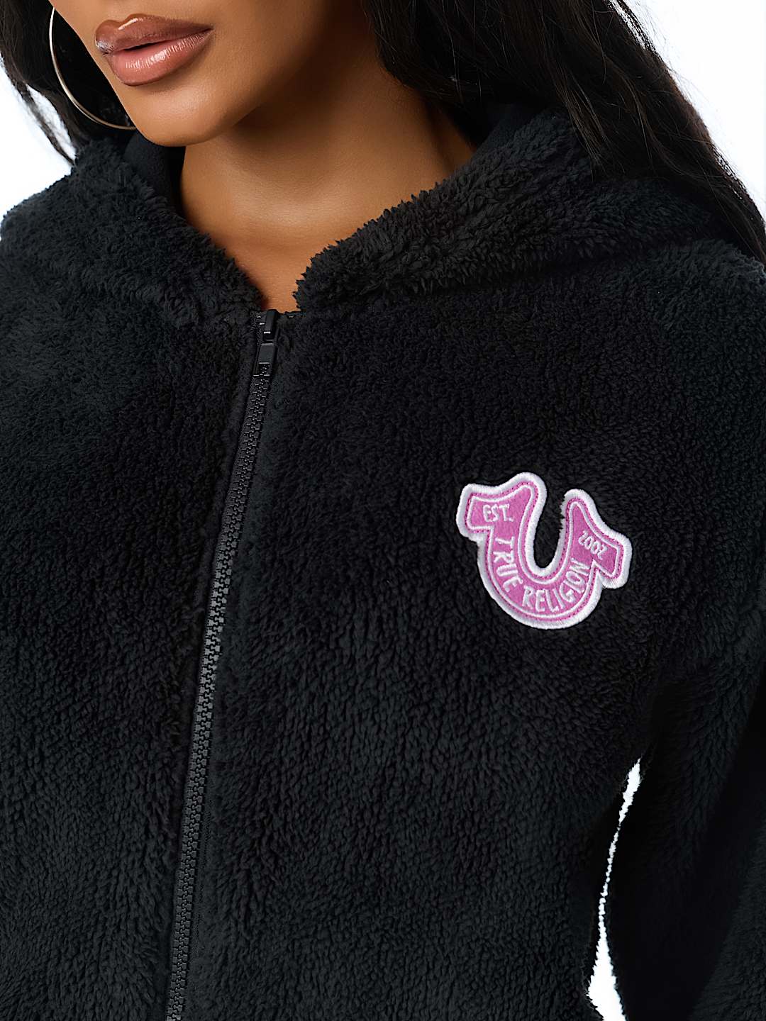 VARSITY SHERPA BOMBER JACKET