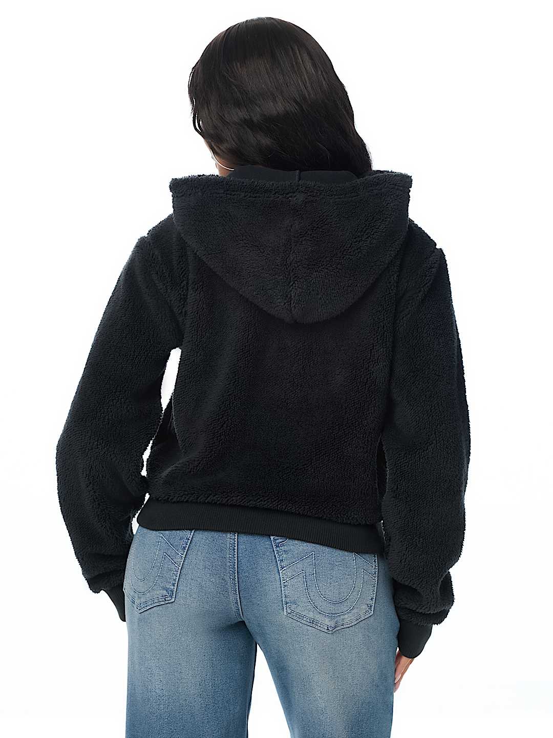 VARSITY SHERPA BOMBER JACKET