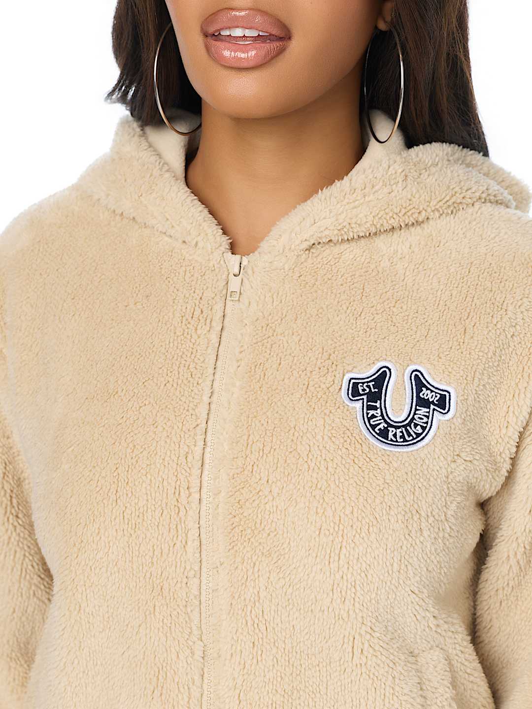 VARSITY SHERPA BOMBER JACKET