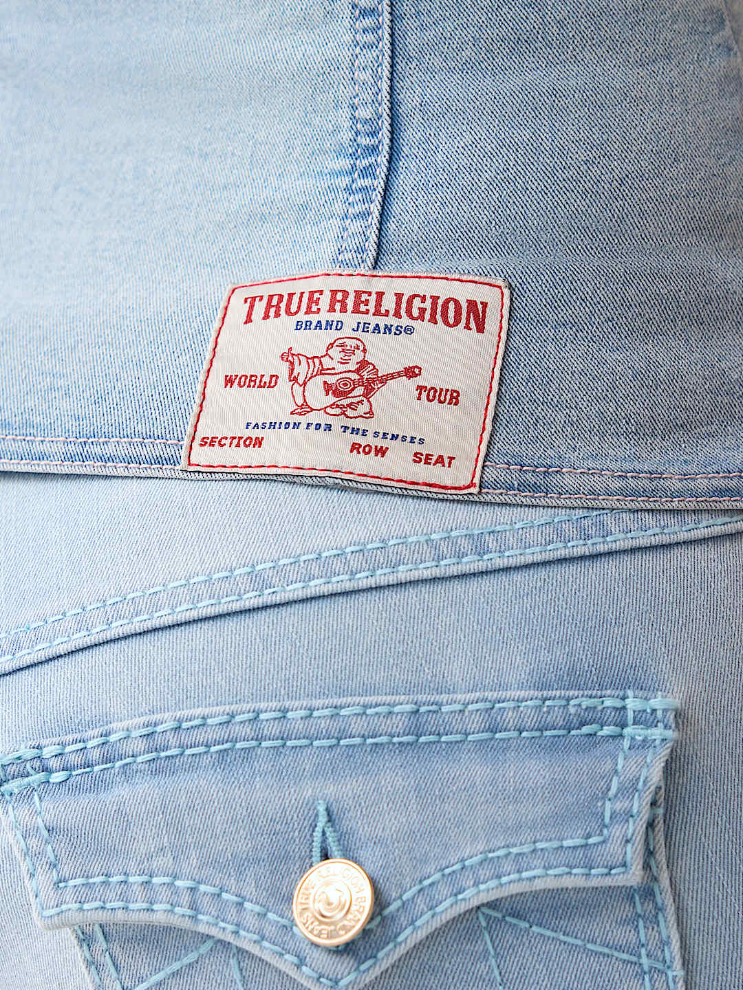 DENIM BUSTIER TOP, image 6