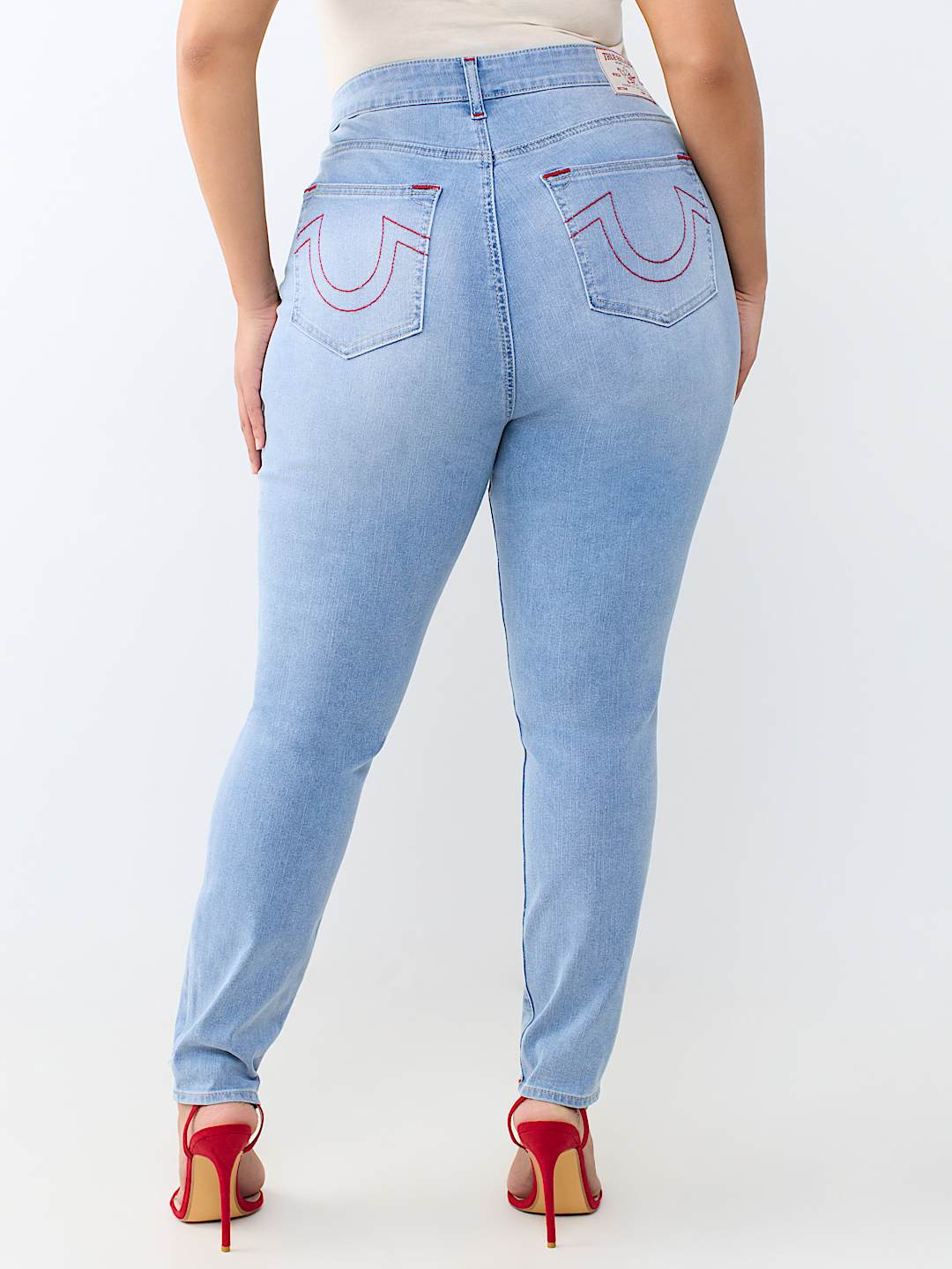 PLUS JENNIE MID RISE CURVY SKINNY JEAN