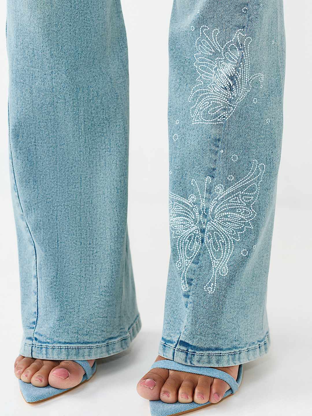 JOEY BUTTERFLY FLAP FLARE JEAN, image 2