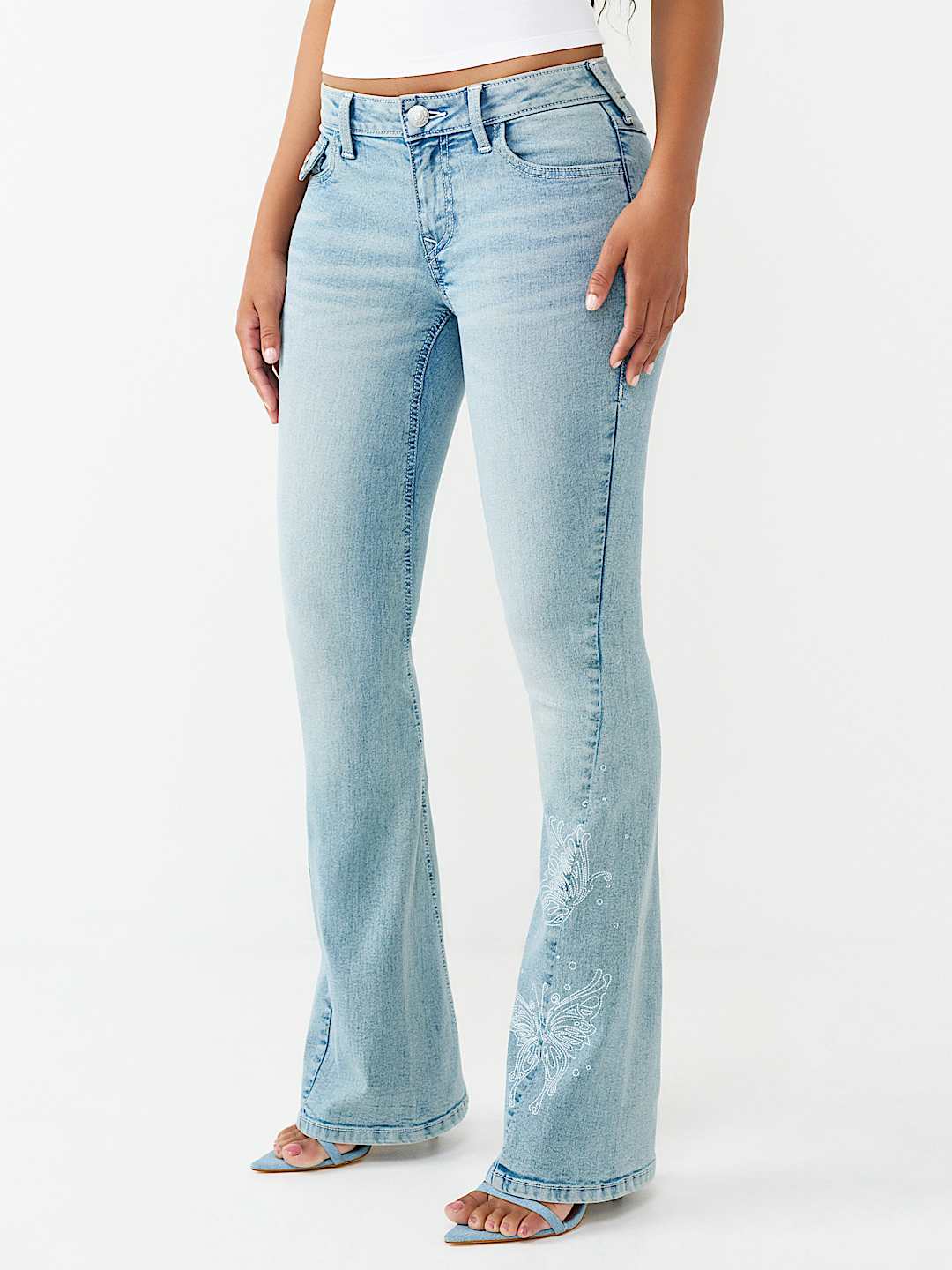 JOEY BUTTERFLY FLAP FLARE JEAN, image 4