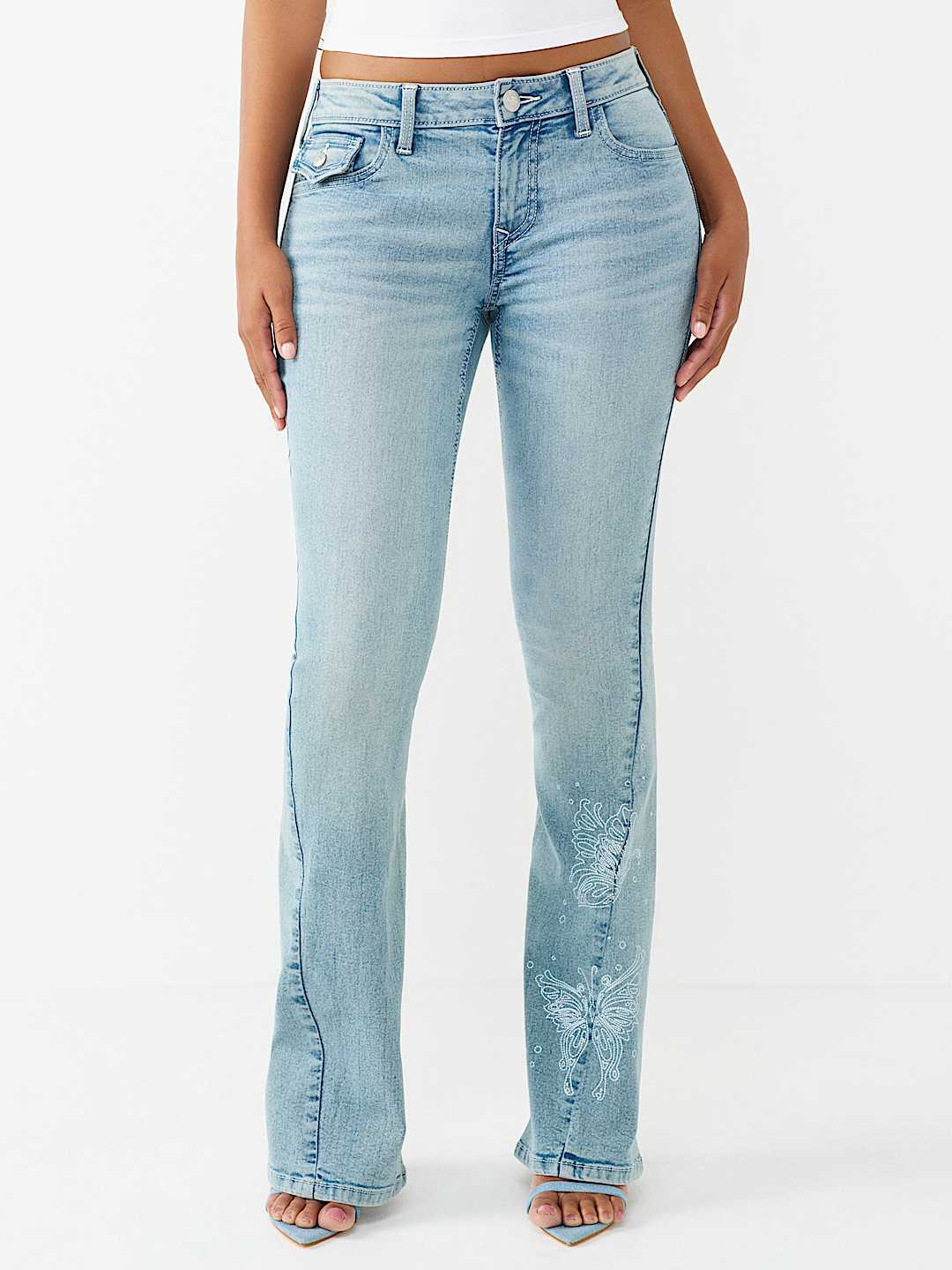 JOEY BUTTERFLY FLAP FLARE JEAN, image 1