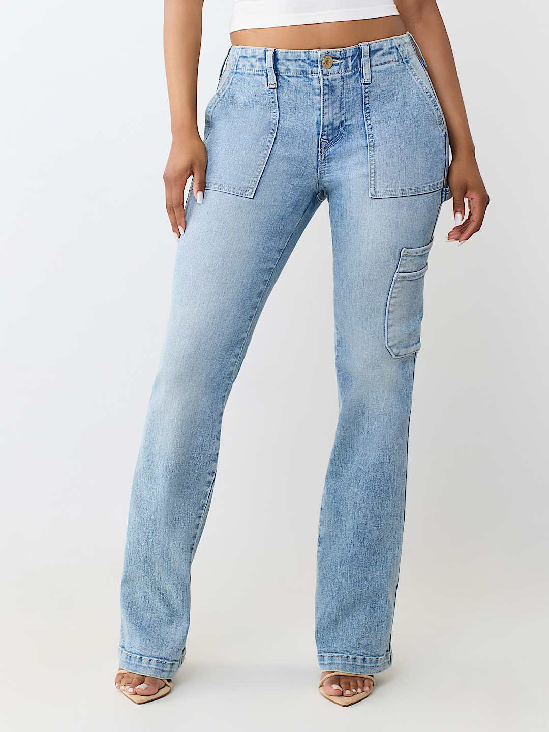 BECCA MID RISE CARPENTER BOOTCUT JEAN