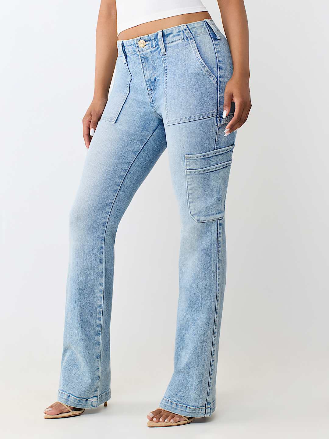 BECCA MID RISE CARPENTER BOOTCUT JEAN