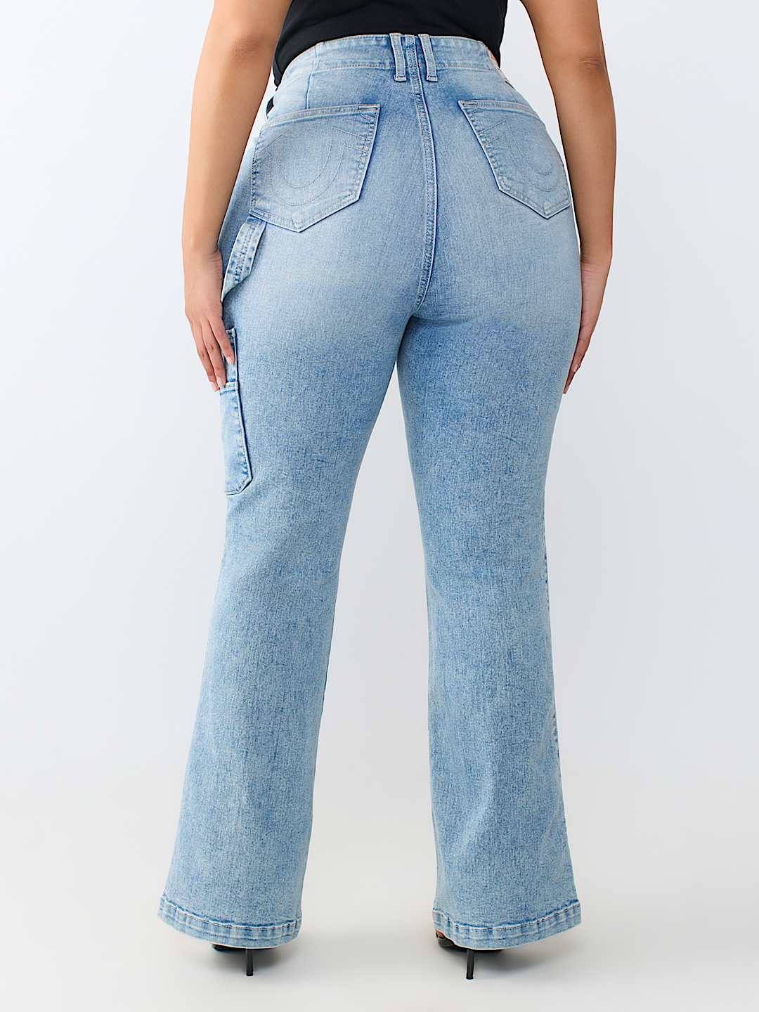 PLUS BECCA MID RISE CARPENTER BOOTCUT JEAN