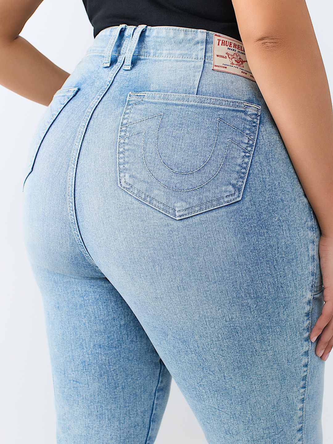 PLUS BECCA MID RISE CARPENTER BOOTCUT JEAN