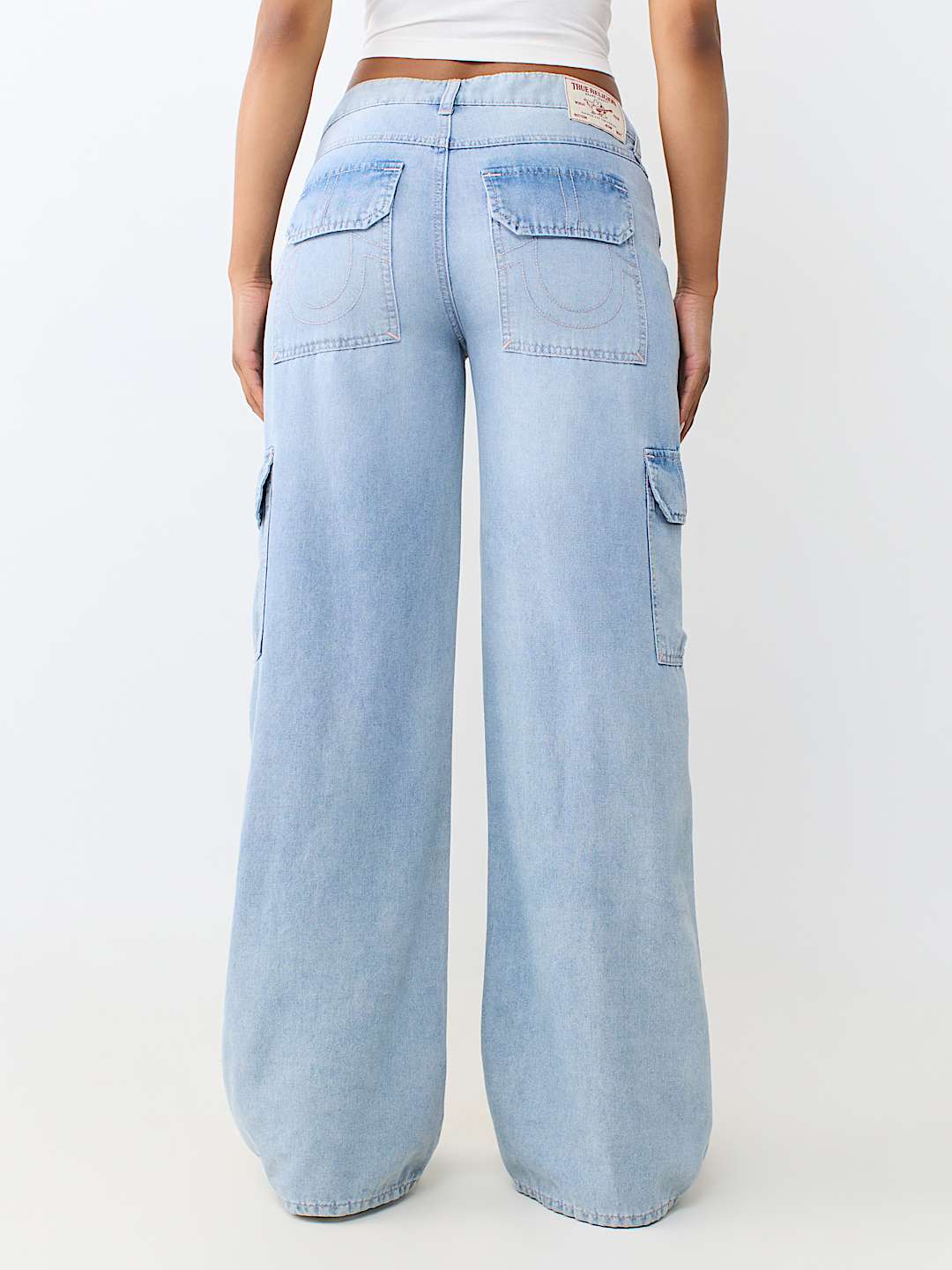 BOBBI MID RISE BAGGY CARGO JEAN