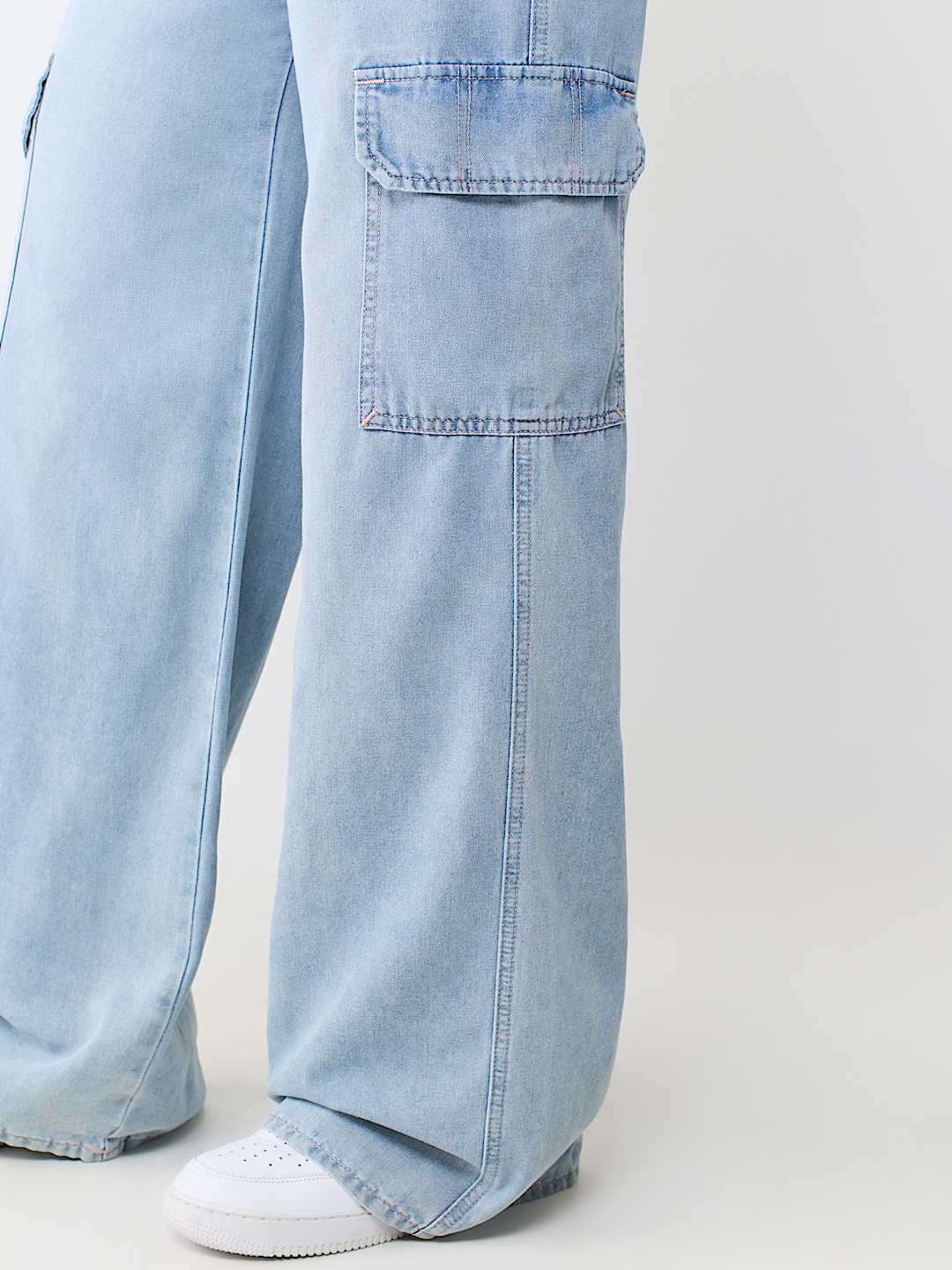 BOBBI MID RISE BAGGY CARGO JEAN