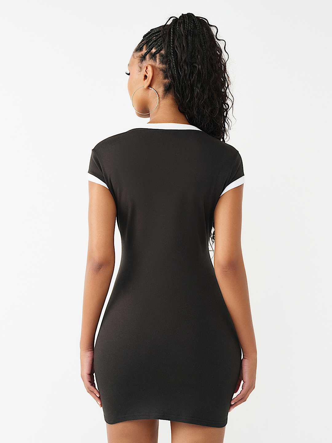 SCOOP NECK RINGER DRESS, image 5