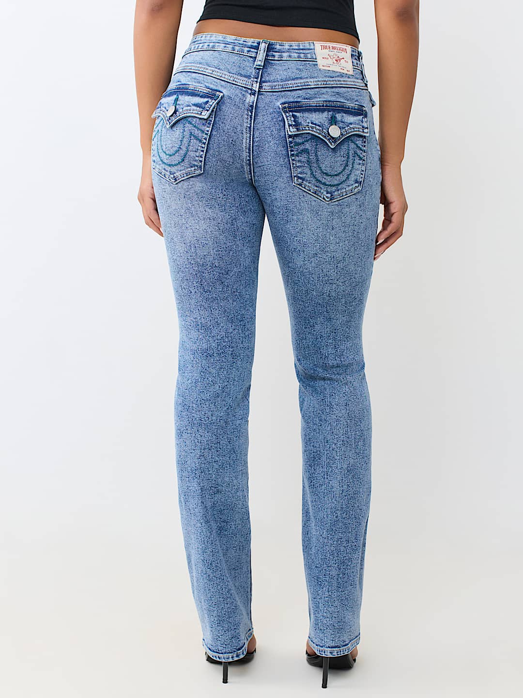 BILLIE MID RISE FLAP STRAIGHT JEAN