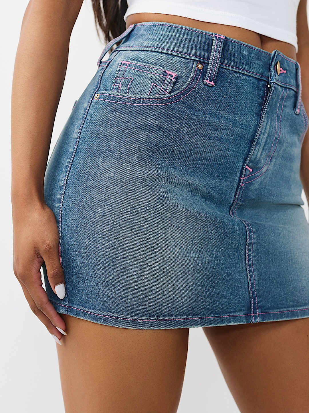 MINIFALDA DE MEZCLILLA, image 2