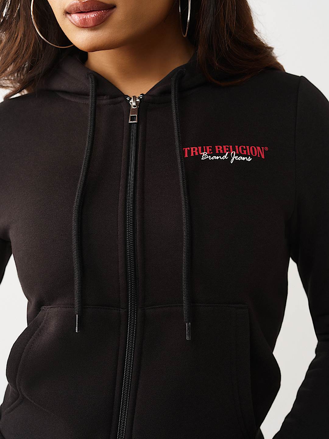 DISTRESSED CLASSIC ZIP HOODIE, image 6