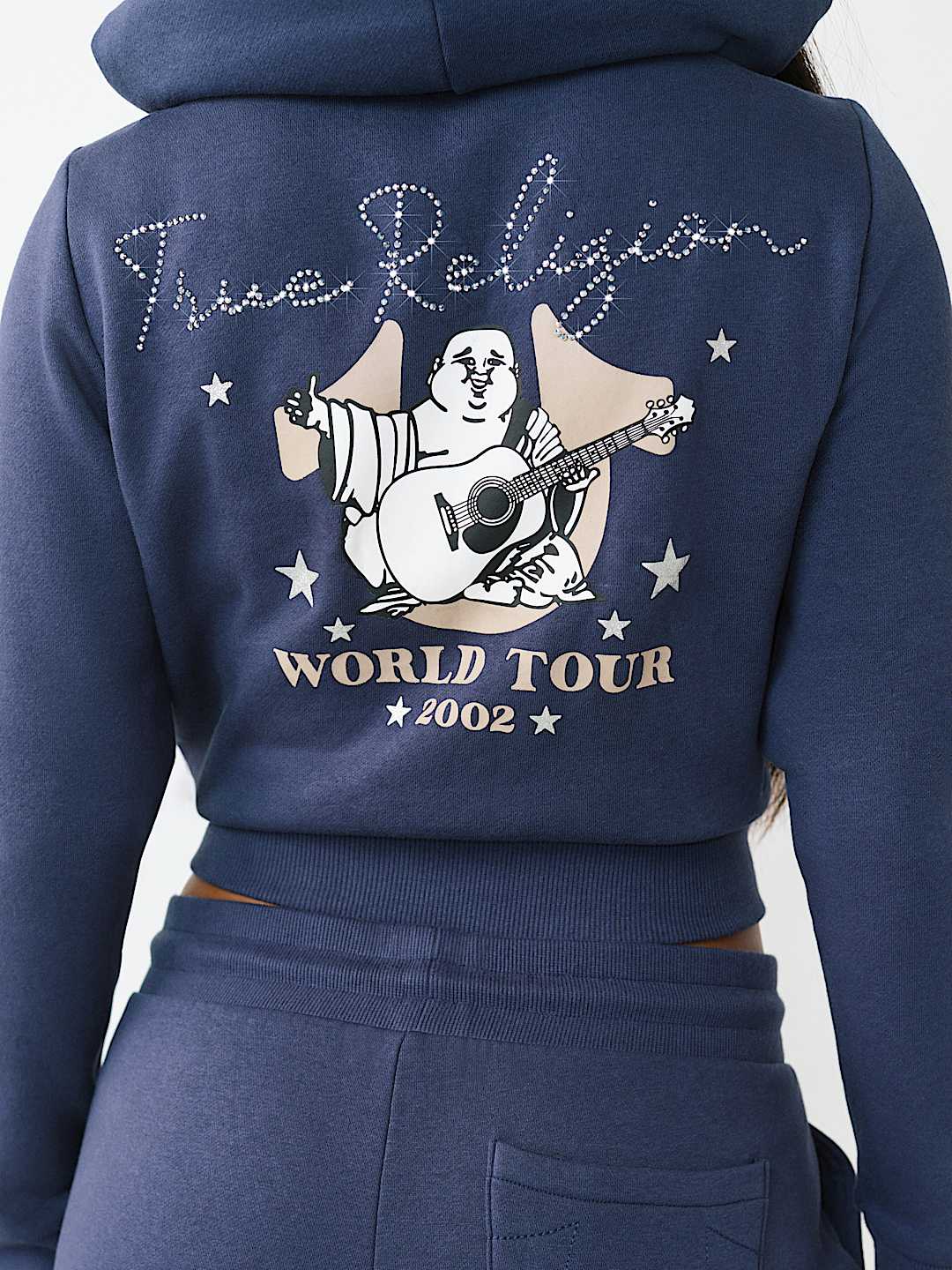 WORLD TOUR SHRUNKEN ZIP HOODIE, image 1