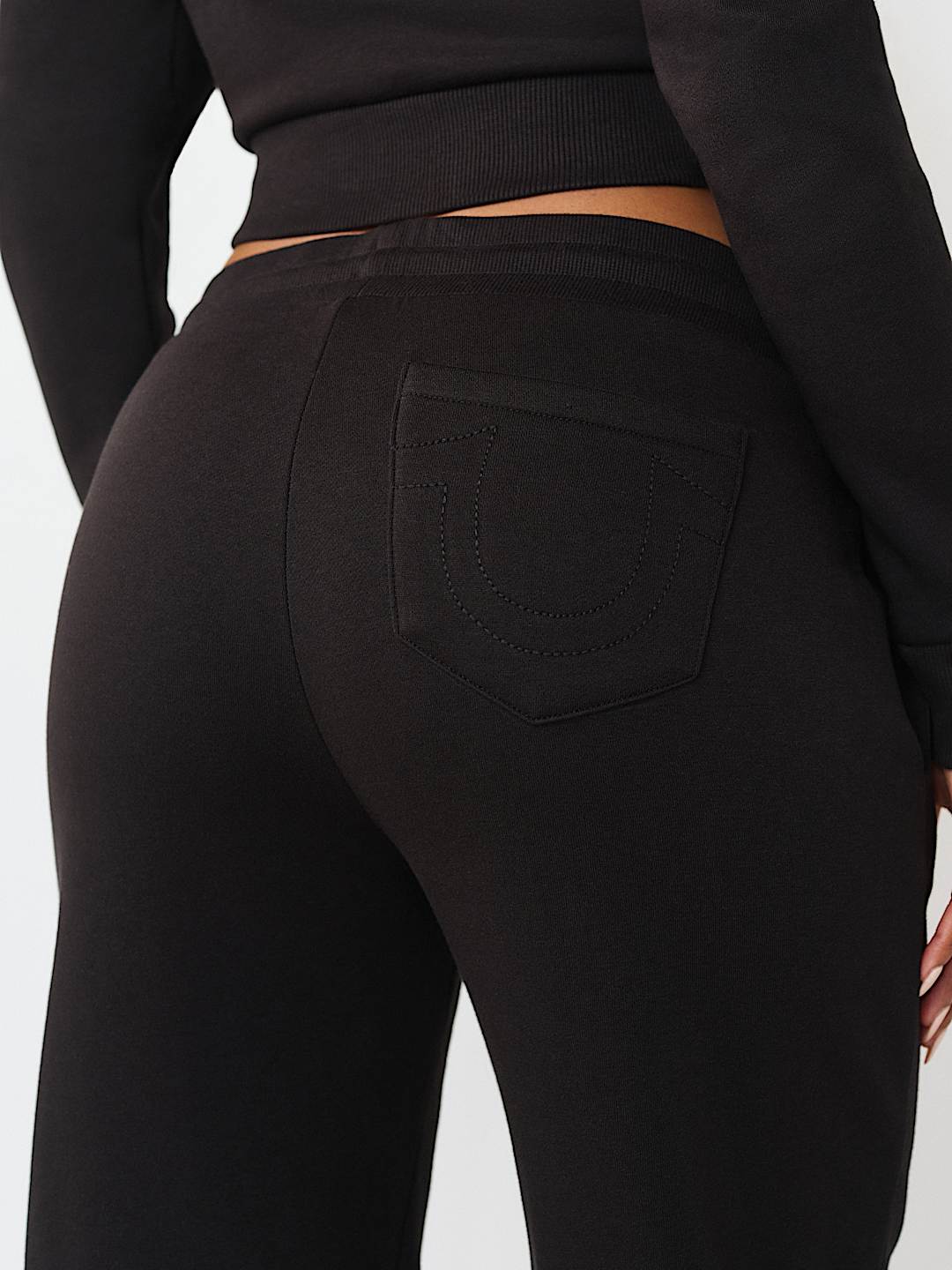 CRYSTAL HORSESHOE STRAIGHT LEG SWEATPANT, image 6