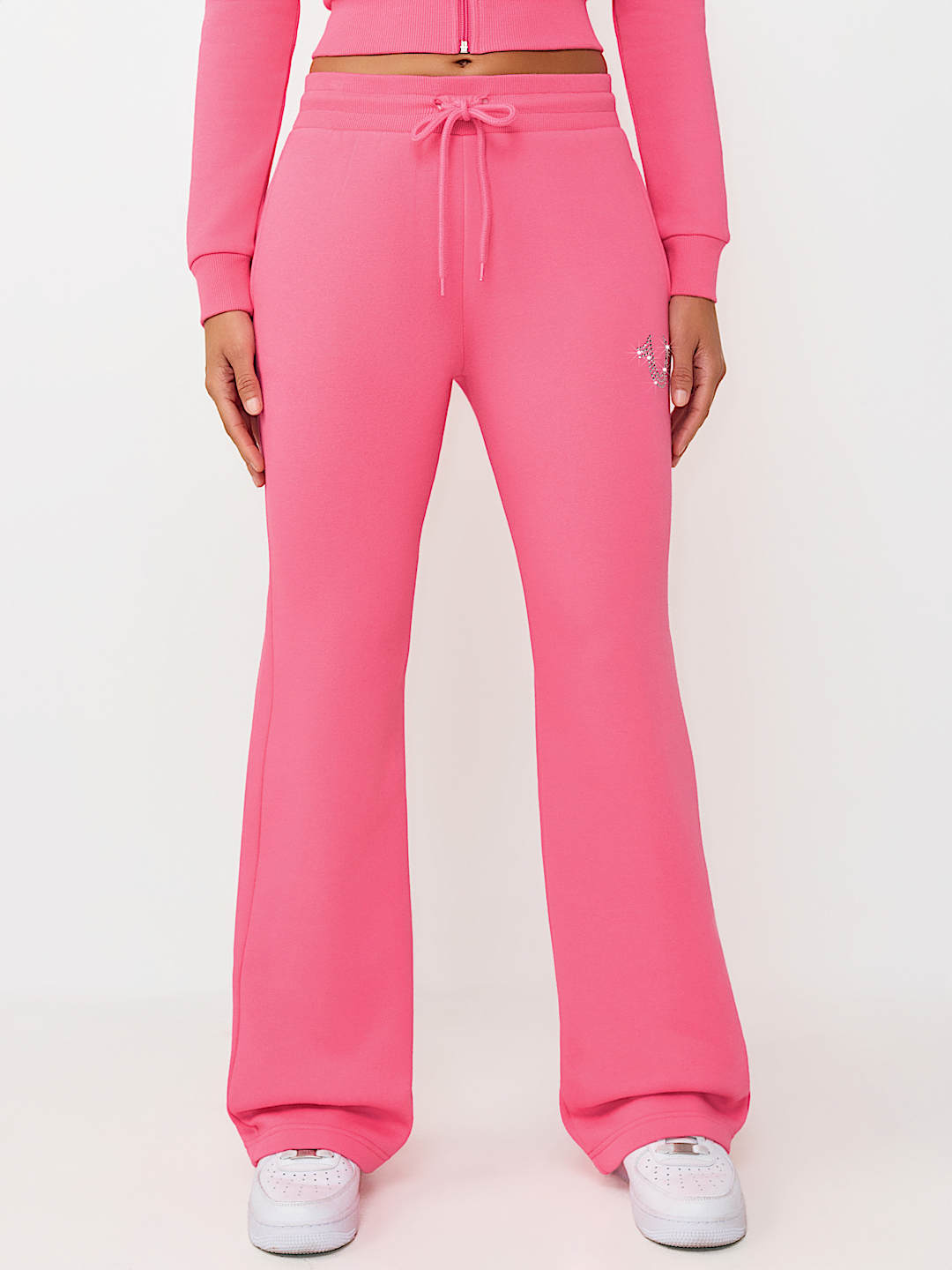 CRYSTAL HORSESHOE STRAIGHT LEG SWEATPANT, image 3