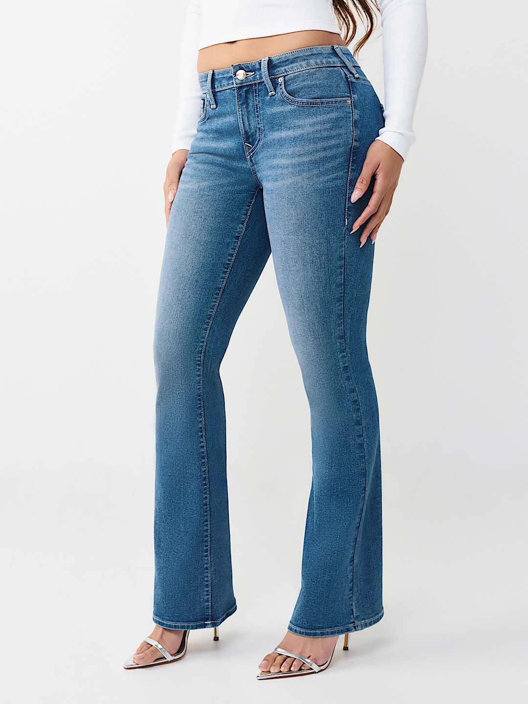 BECCA MID RISE BOOTCUT JEAN, image 4