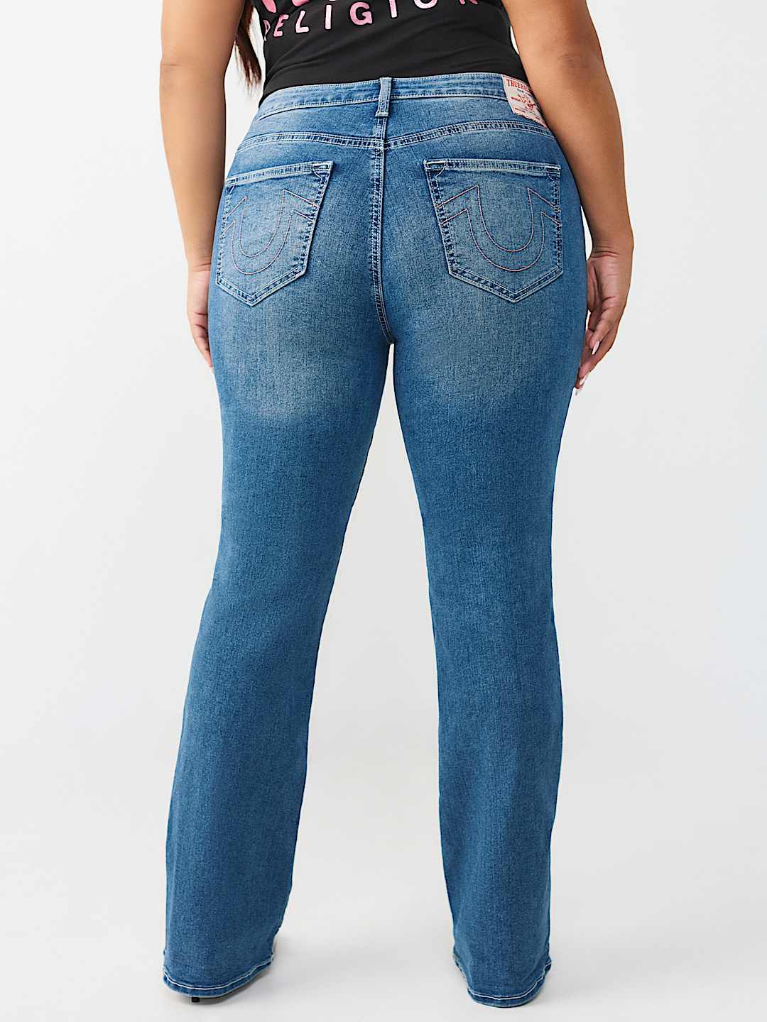 PLUS BECCA MID RISE BOOTCUT JEAN, image 4