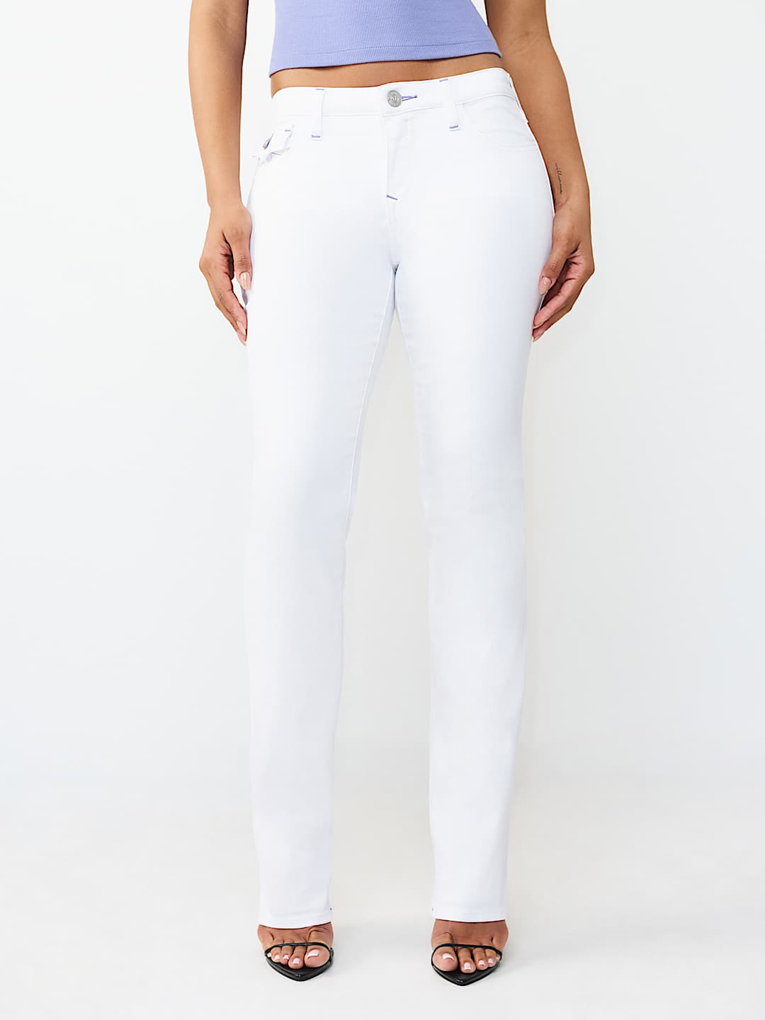 BILLIE MID RISE FLAP STRAIGHT JEAN, image 2