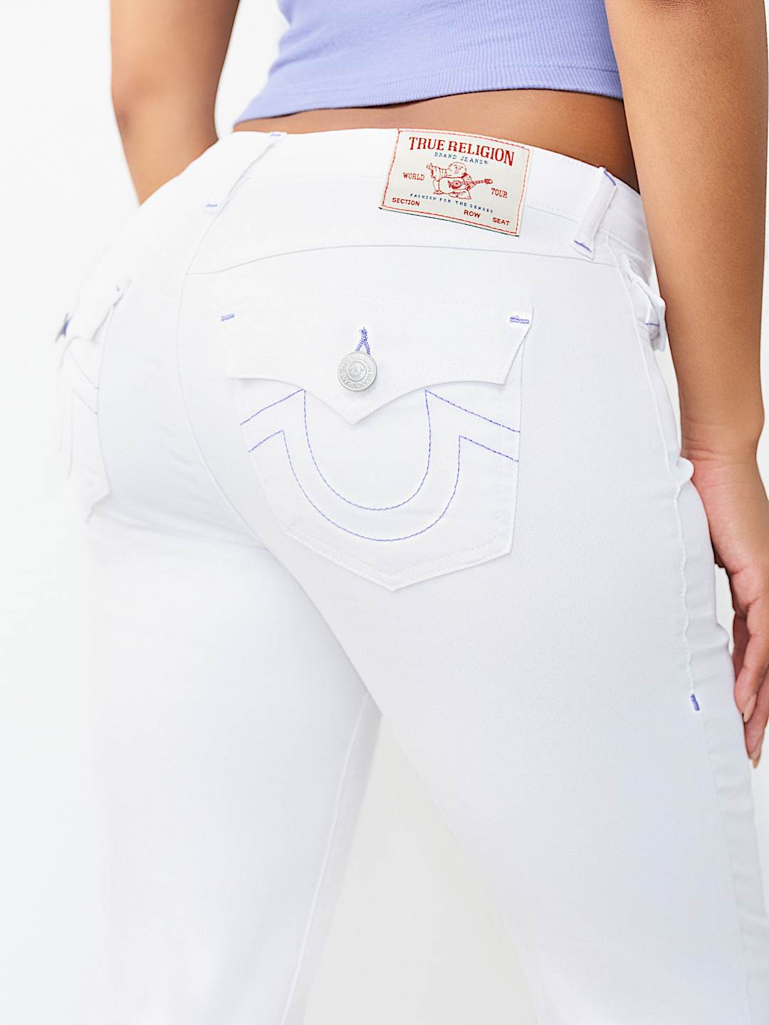 BILLIE MID RISE FLAP STRAIGHT JEAN, image 1