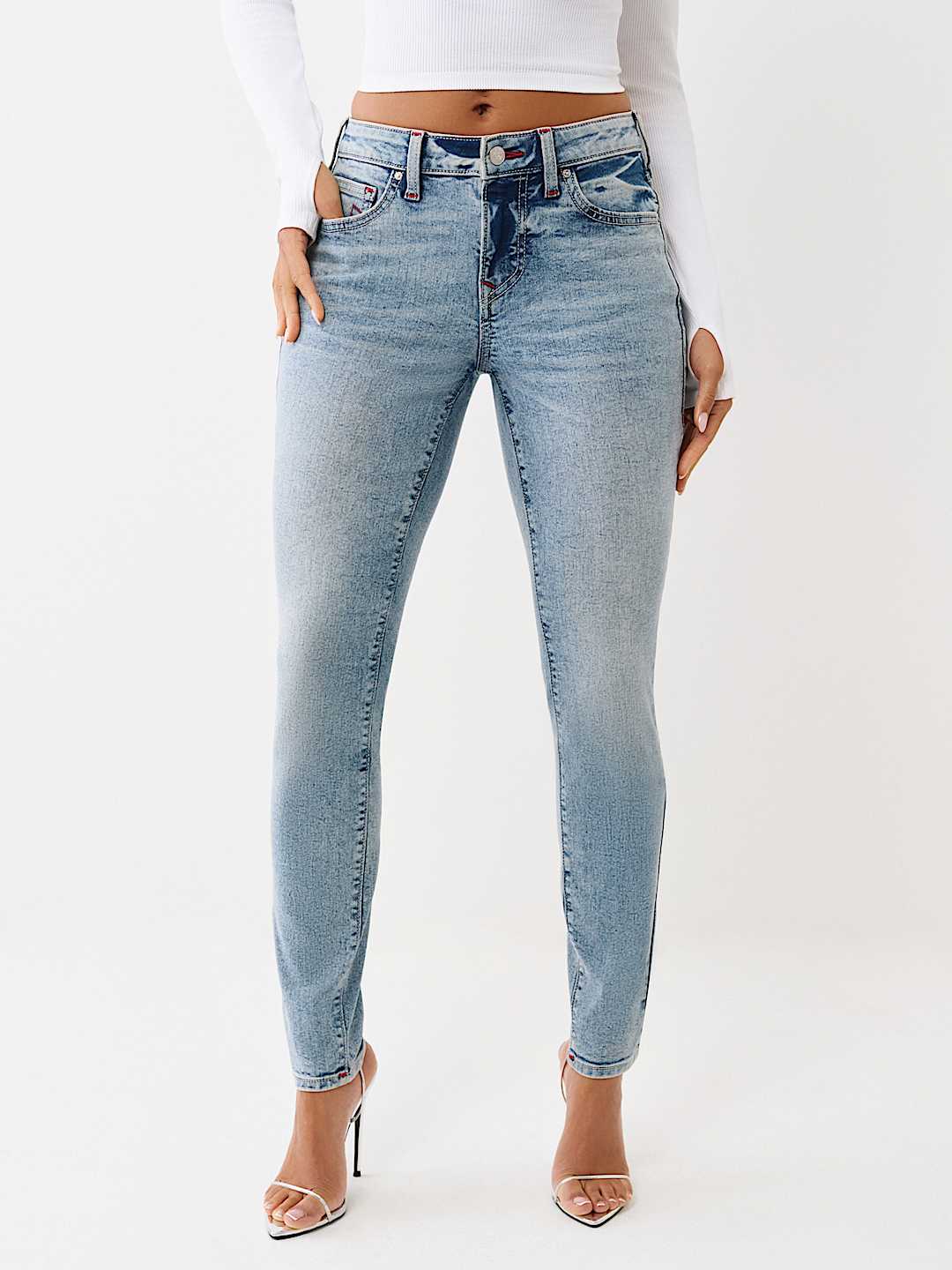 JENNIE MID RISE CUVY SKINNY JEAN, image 2