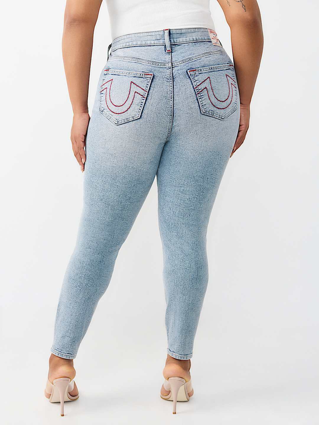 PLUS JENNIE MID RISE CURVY SKINNY JEAN, image 5